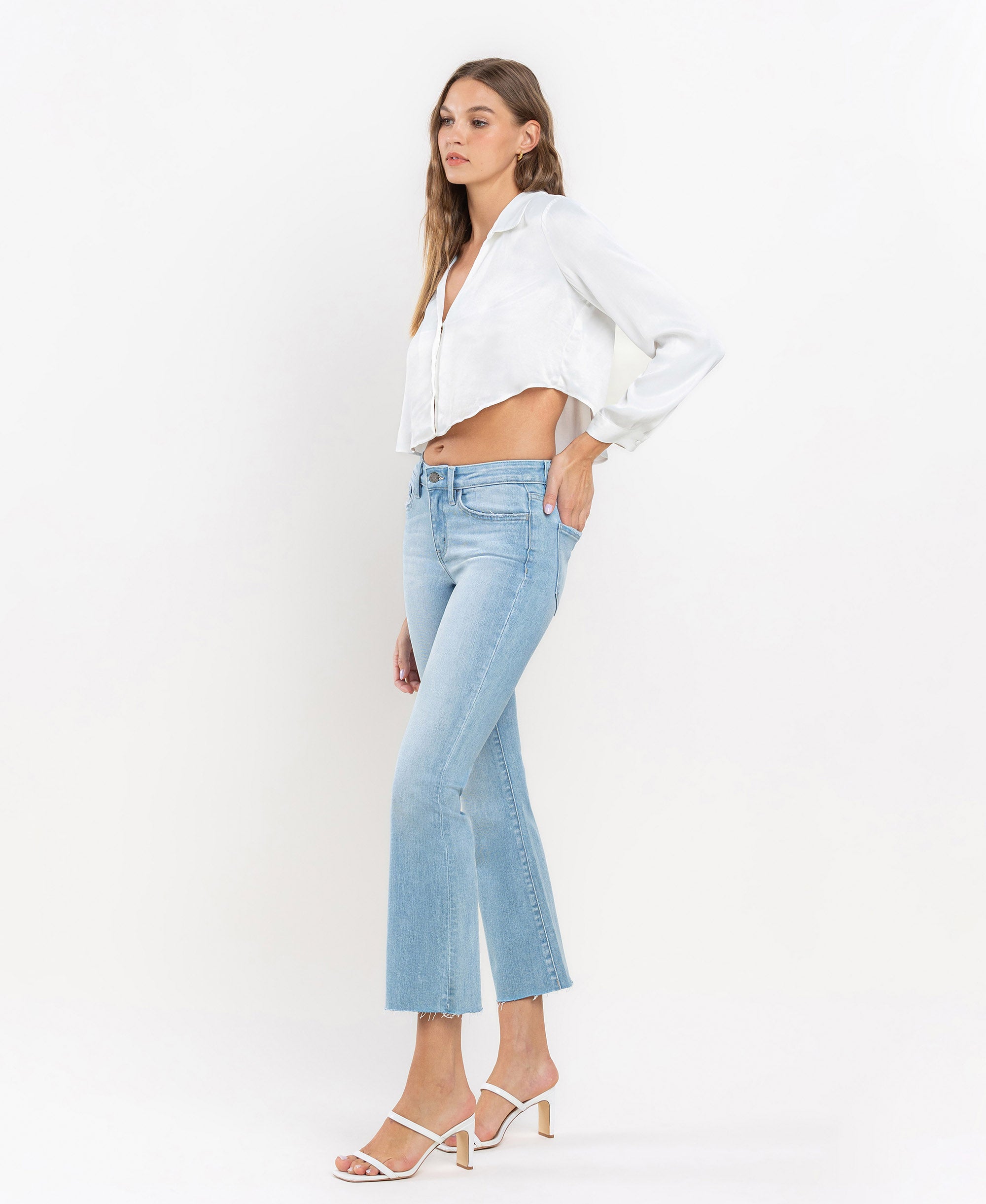Midrise Ankle Bootcut Jean
