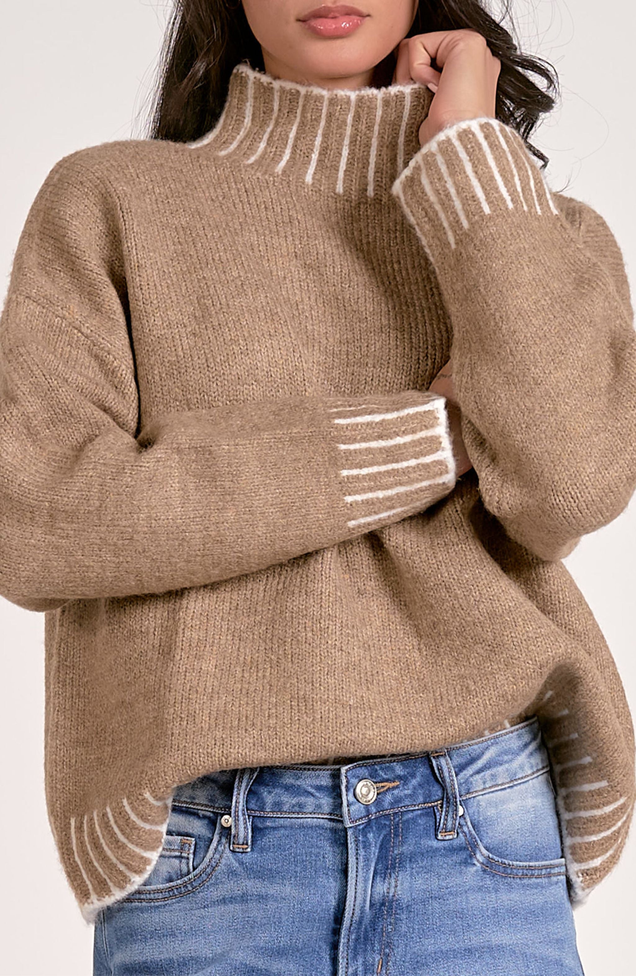 Ribbed Detail Sweater (Pre-Order)