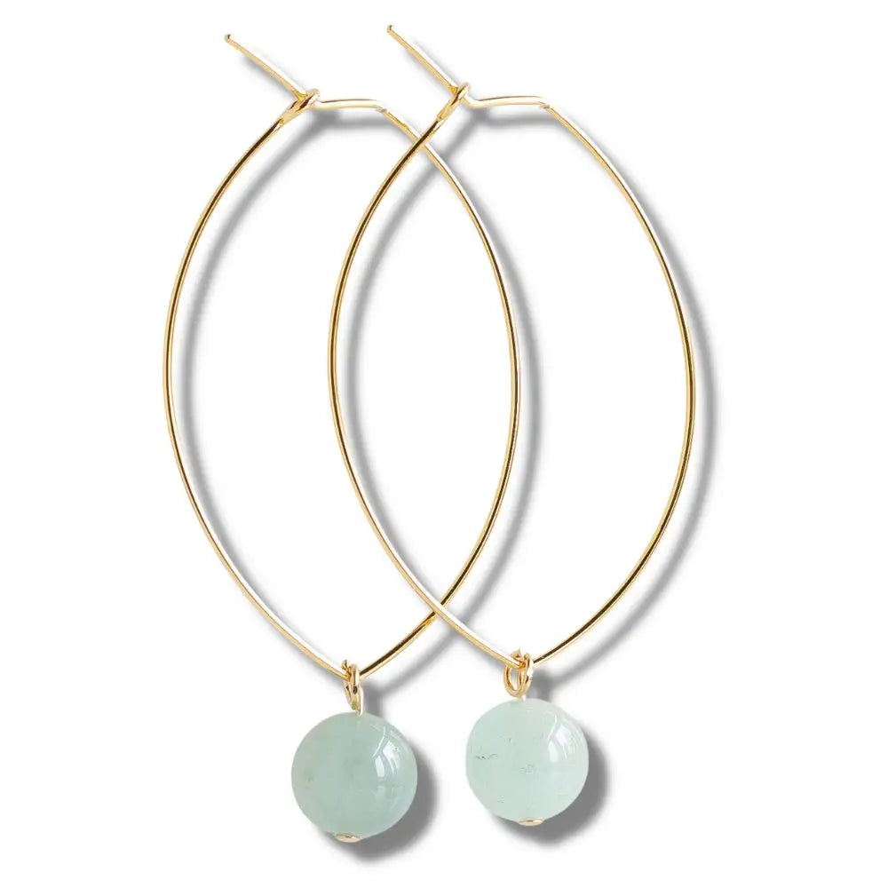 Gemstone Drop Earring