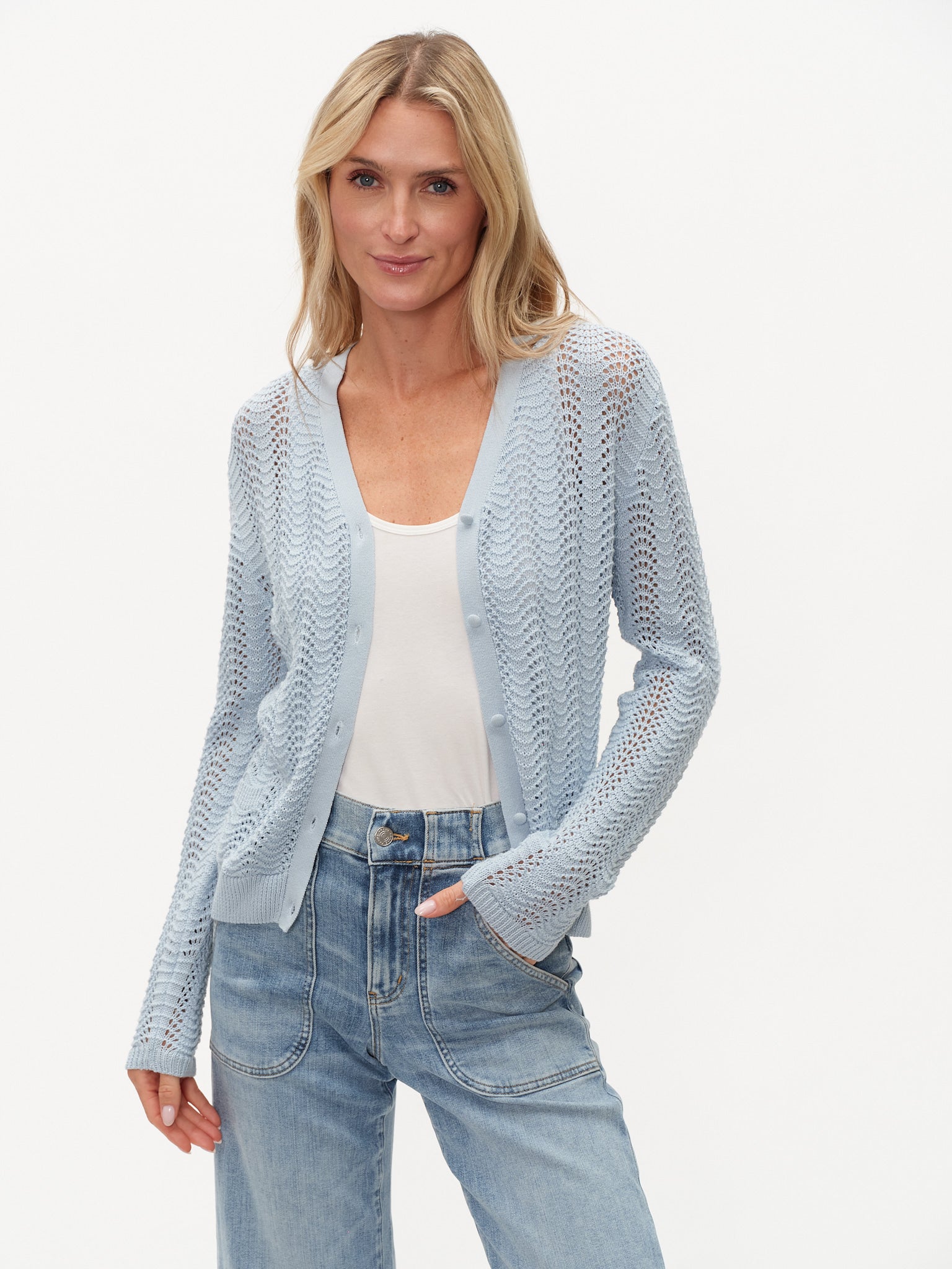 Blue Mist Crochet Sweater (COMING SOON)