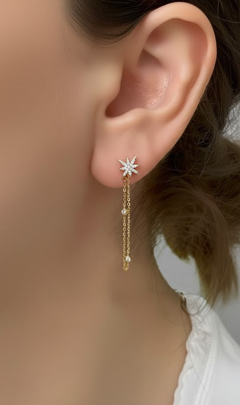 Star Gazer Dangling Earring – Pippy&Lily