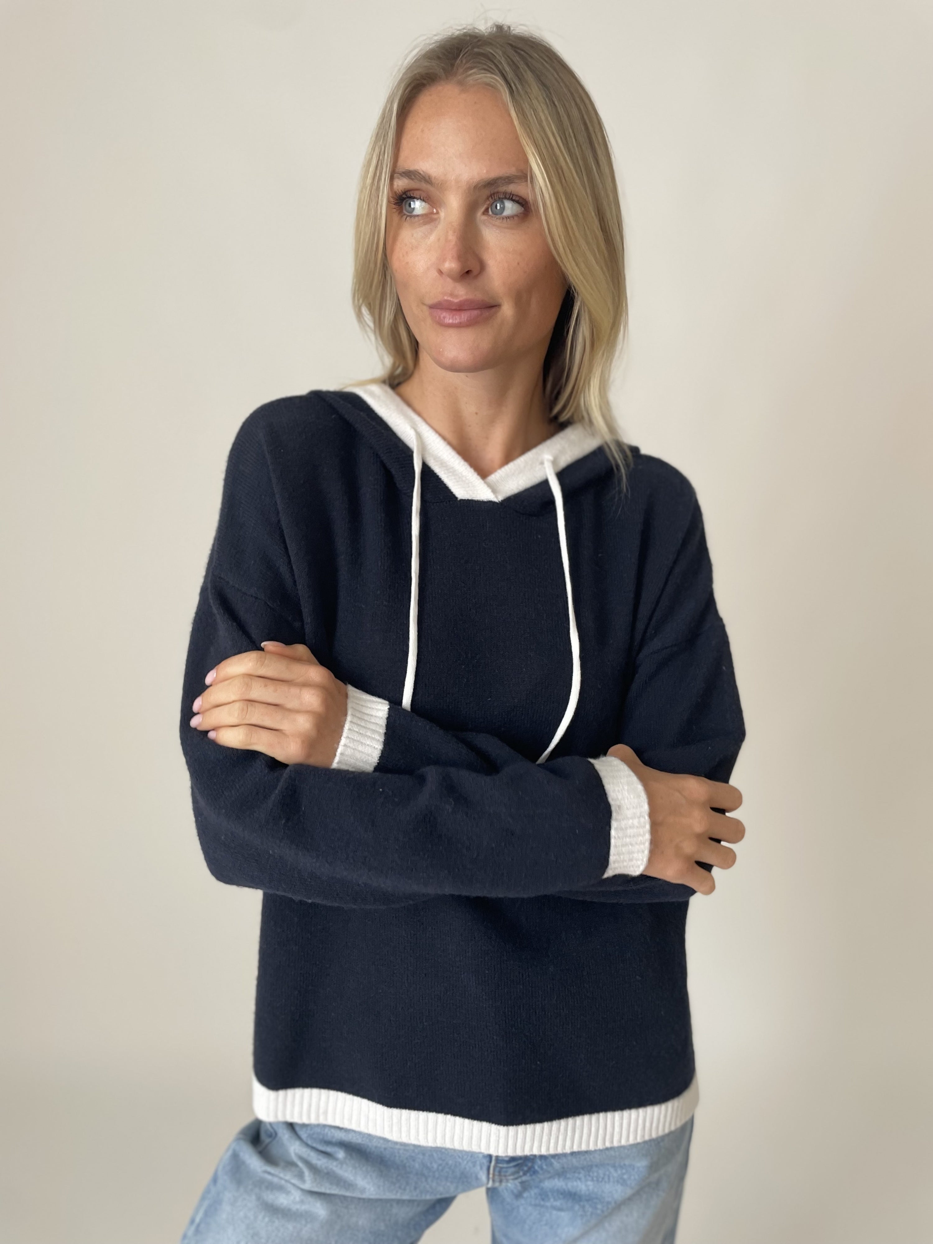 The Color Block Sweater Hoody