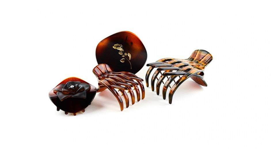 Tortoise Claw clips in assorted shapes