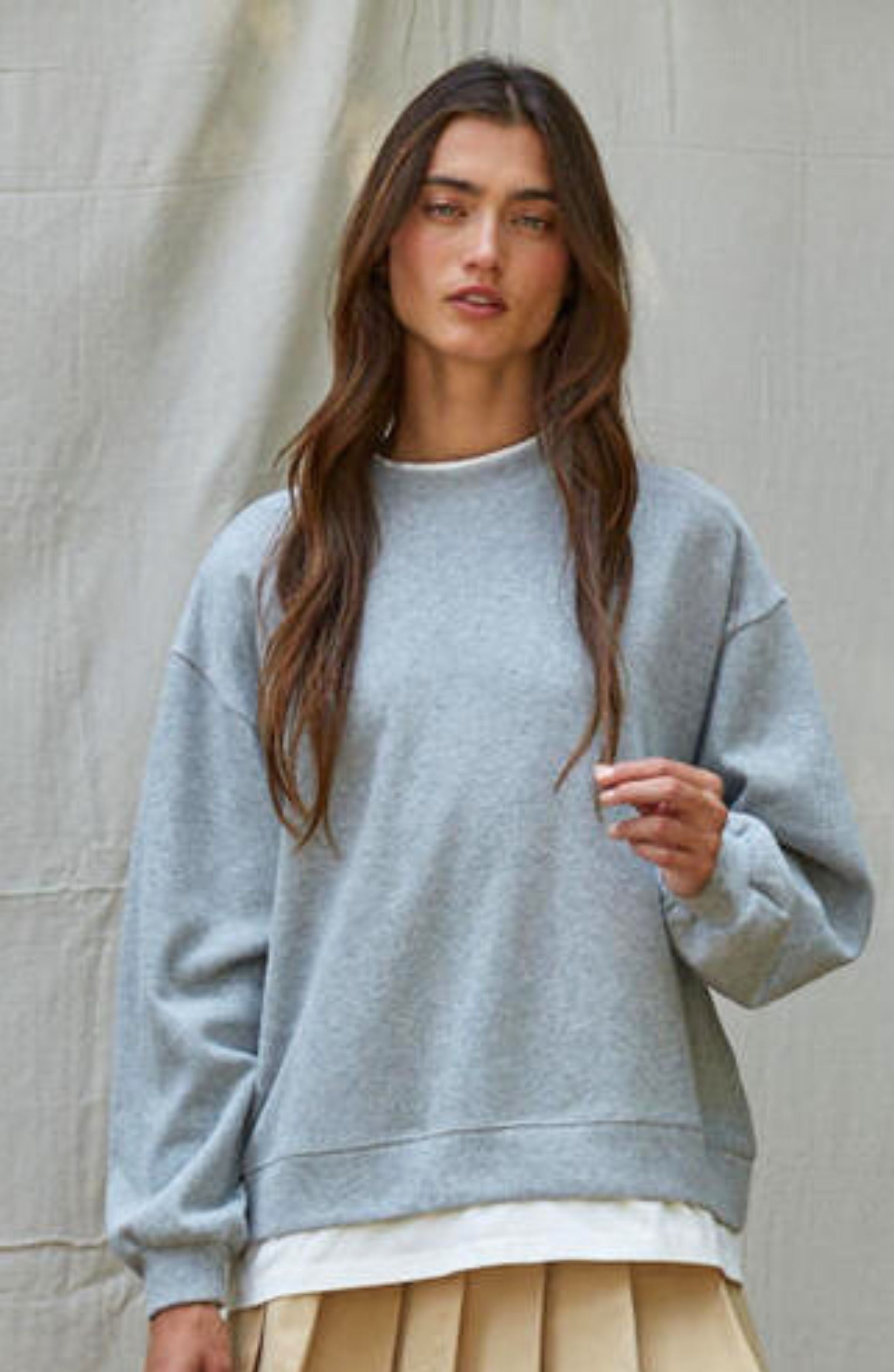 The Layered Crewneck Sweatshirt