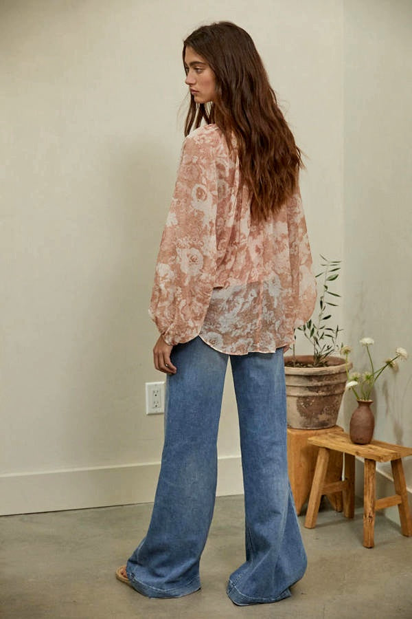 The Blushing Boho Top