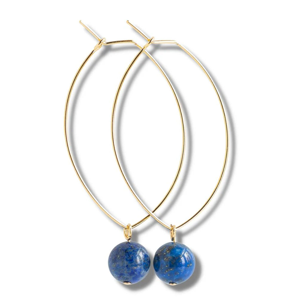 Gemstone Drop Earring