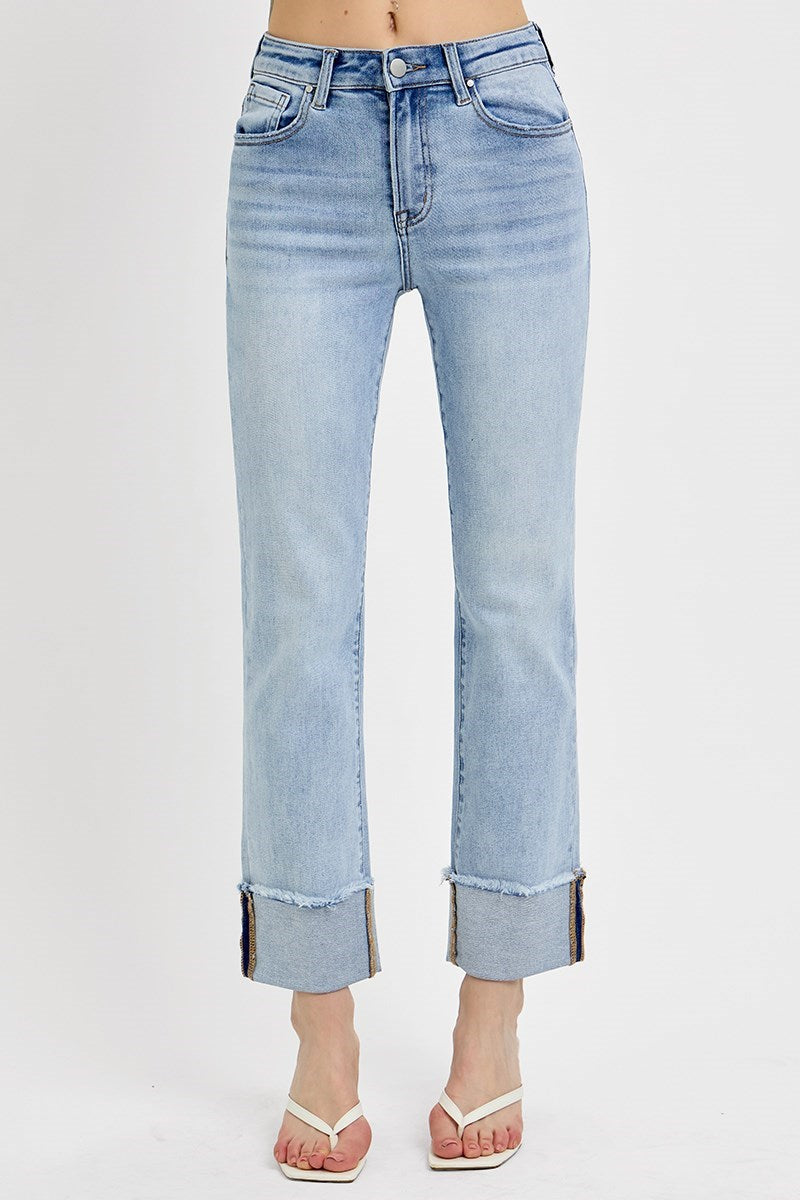 HR Straight Cuffed Relaxed Jean