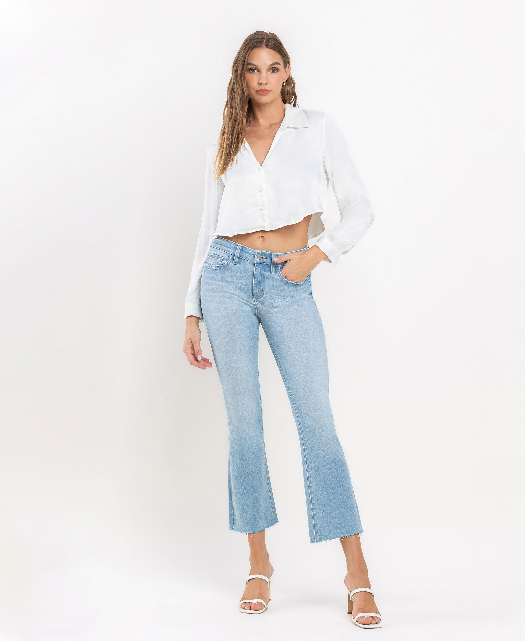 Midrise Ankle Bootcut Jean ( Restocked)!