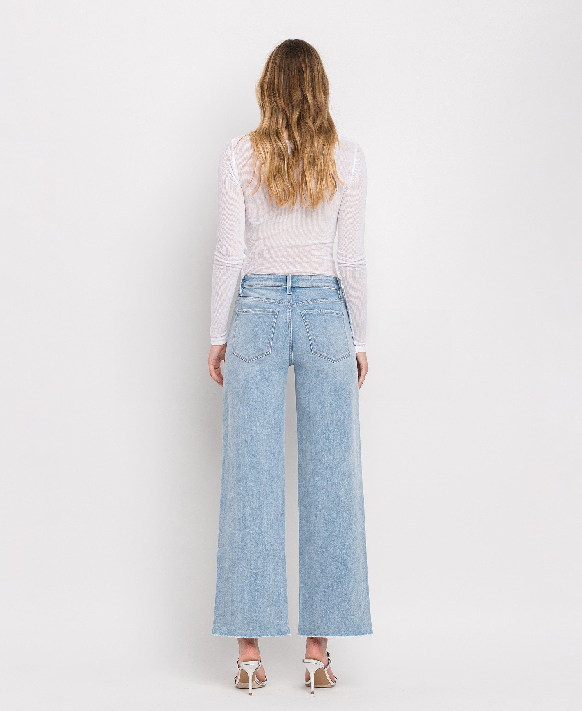 High Rise Wide Leg Jean