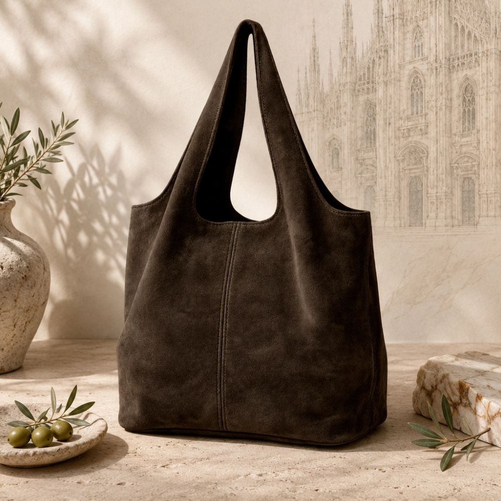 The Gianna Suede Shoulder Bag