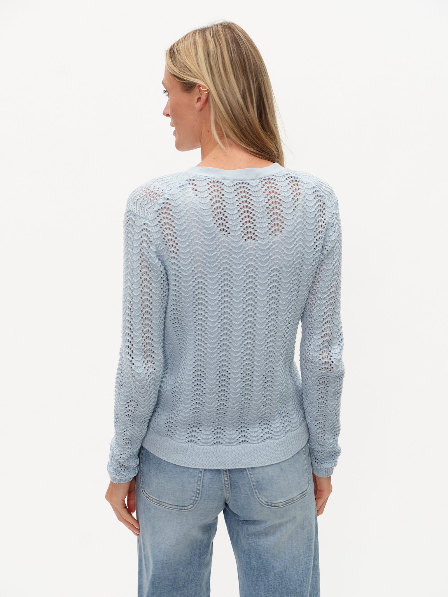 Blue Mist Crochet Sweater – Pippy&Lily