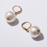 Cotton Pearl Earrings