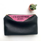 Personalized Eco Leather Cosmetic Bag