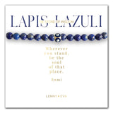 Lapis Symbolic Stone Bracelet