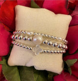 Small Beaded Pearl Bracelet